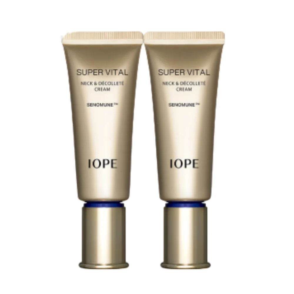 Crème Super Vital pour le Cou et le Décolleté IOPE 40ml (Ensemble de 2) — Appareils de soins de la peau
