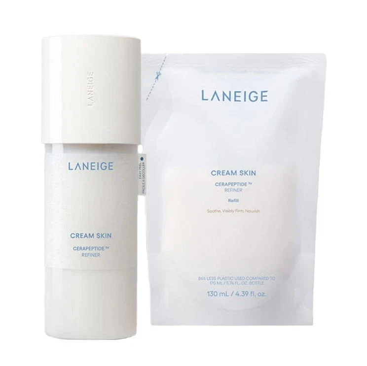 Laneige Cream Skin Cerapeptide Refiner 170ml with Refill 130ml — Skincare Devices