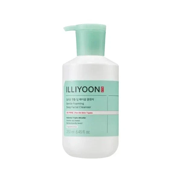 ILLIYOON Gentle Foaming Deep Facial Cleanser 250ml — Facial Cleansing Brushes