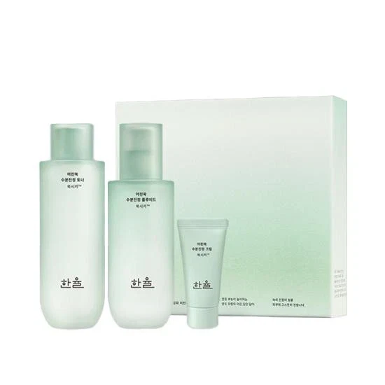 Ensemble Tonique et Émulsion Apaisants Hanyul Pure Artemisia 150mL + 125mL — Appareils de soins de la peau