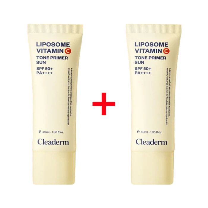 Cleaderm Liposome Vitamin C Tone Primer Sunscreen 40ml x 2