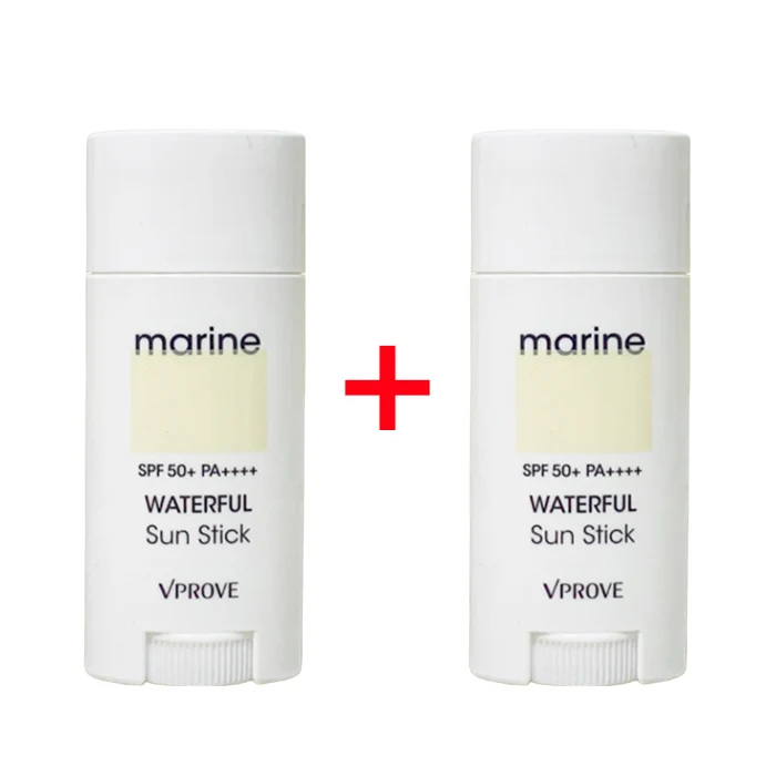 VPROVE Marine Waterful Sun Stick 16g x 2 (SPF50+ PA++++ ) — Appareils de soins de la peau