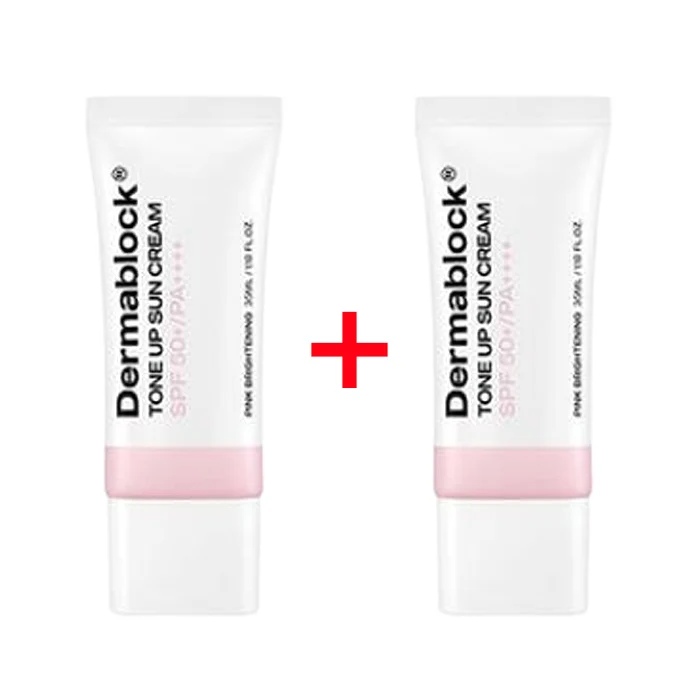 Dermablock Tone Up Sun Cream 35ml x 2 (SPF50+ PA++++ )