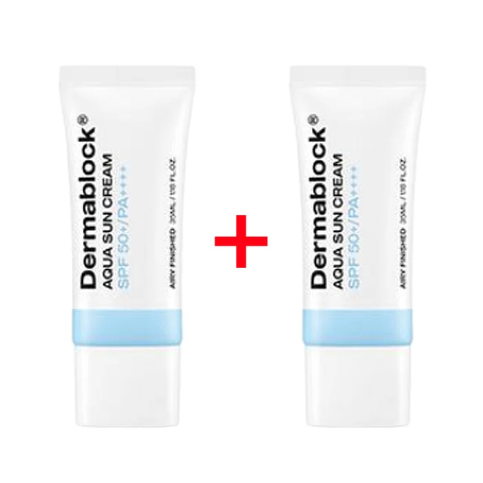 Dermablock Aqua Sun Cream 35ml x 2 (SPF50+ PA++++ ) — Skincare Devices