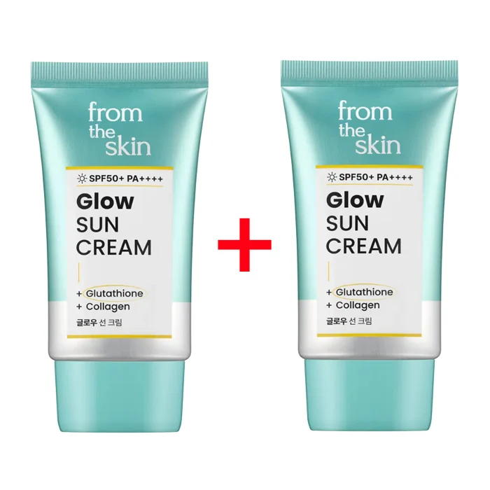 FROM THE SKIN Crème Solaire Éclat 40ml x 2 (SPF50+ PA++++ ) — Appareils de soins de la peau