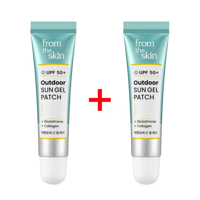 FROM THE SKIN Patch de Gel Solaire Extérieur 10ml x 2 (SPF50+ PA++++ ) — Appareils de soins de la peau