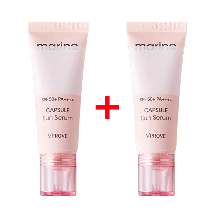 Sérum Solaire en Capsule Marine VPROVE 35ml x 2 (SPF50+ PA++++ )