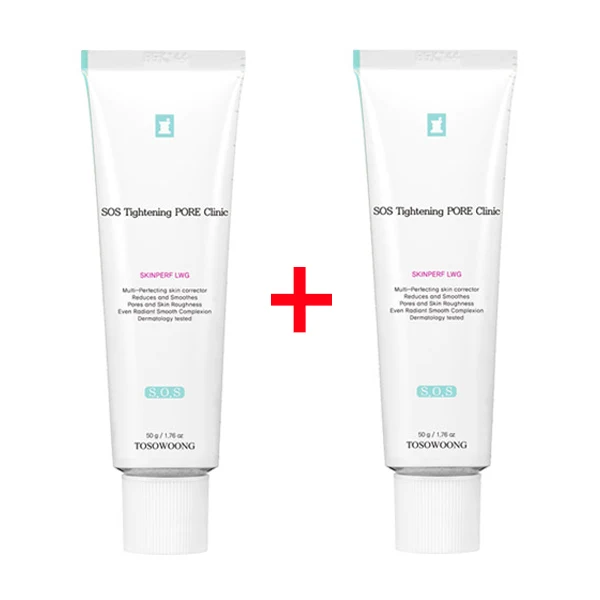 Crème TOSOWOONG SOS Tightening Pore Clinic 50g - Ensemble de 2