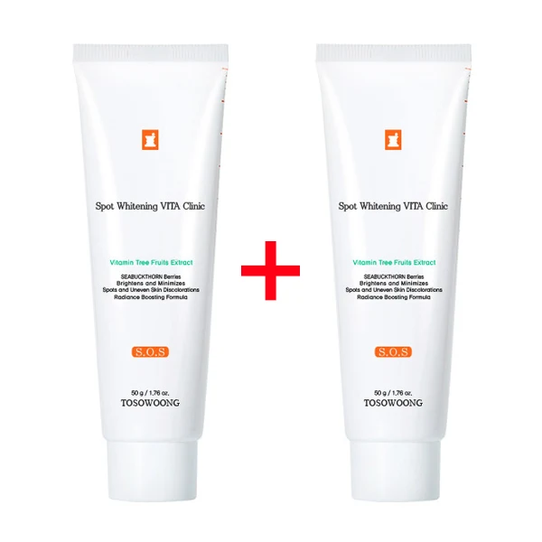 Crème Vitaminée TOSOWOONG Vita Clinic 50g - 2 unités — Hydratant pour le visage