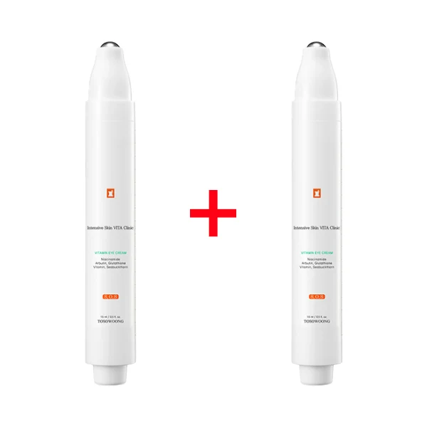 Crème pour les yeux TOSOWOONG SOS Spot Whitening Vita Vitamin 15ml x 2