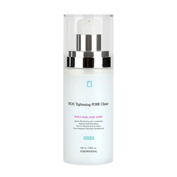 TOSOWOONG SOS Toner Réducteur de Pores à l'Hydrolat de Noisette 100ml