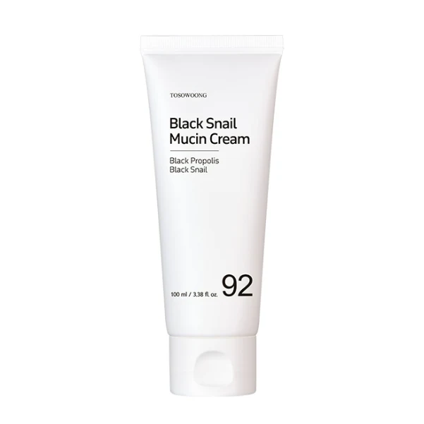 Crème Mucin de Escargot Noir TOSOWOONG 100ml pour Hydratation et Réparation — Appareils de soins de la peau