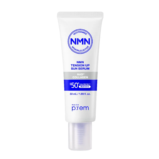 make p:rem NMN Tension Up Sun Serum SPF50+ PA++++ 50ml — Appareils de soins de la peau