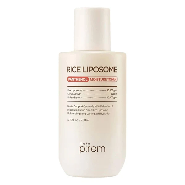 make p:rem Rice Liposome Panthenol Moisture Toner 200ml — Skincare Devices