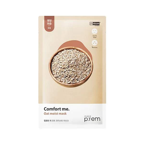 masque hydratant Comfort Me Oat de make p:rem 25ml - 10 feuilles — Appareils de soins de la peau