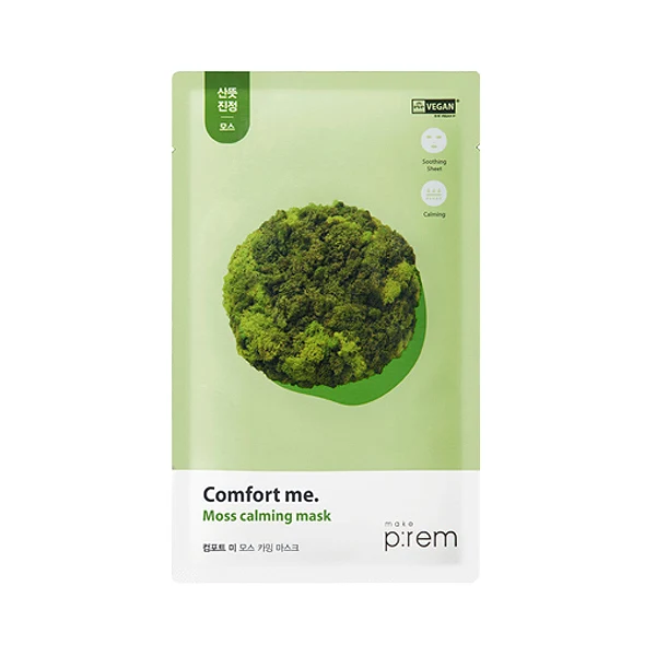 Masque apaisant Comfort Me Moss de make p:rem 28ml - Ensemble de 10