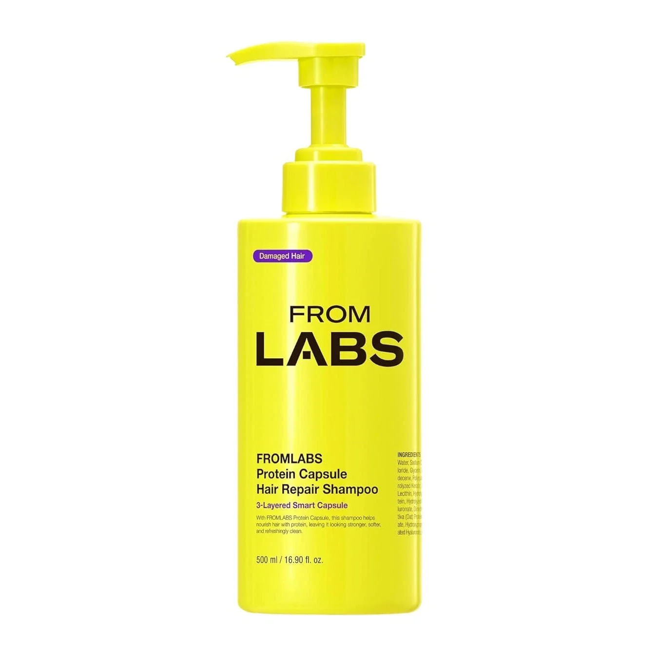 FROMLABS Shampooing Réparateur Cheveux en Capsules Protéines 500ml — Shampooings