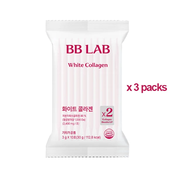 BB LAB White Collagen 3 Packs with 30 Sticks