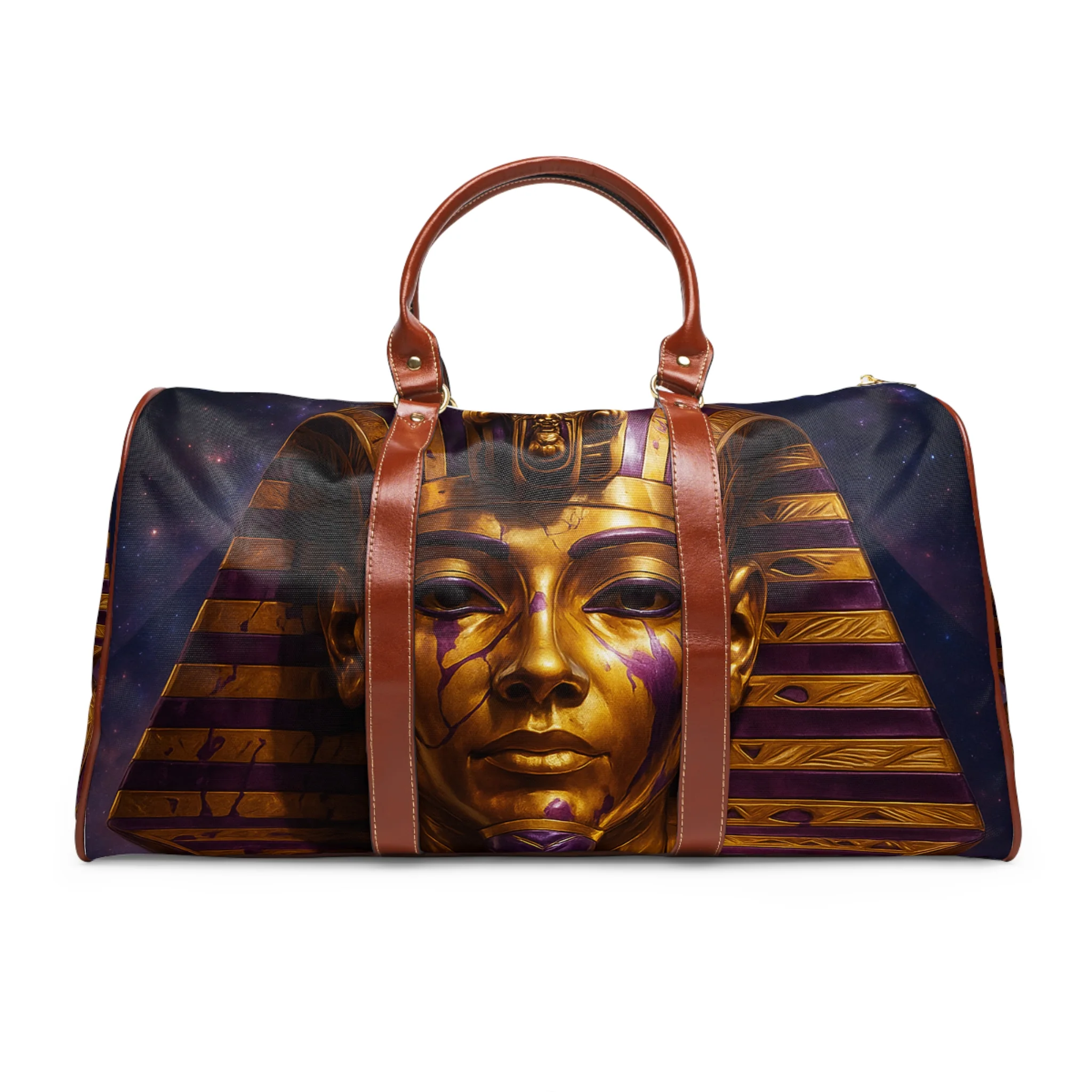 Egyptian God Waterproof Travel Bag - 20" x 12" - Brown
