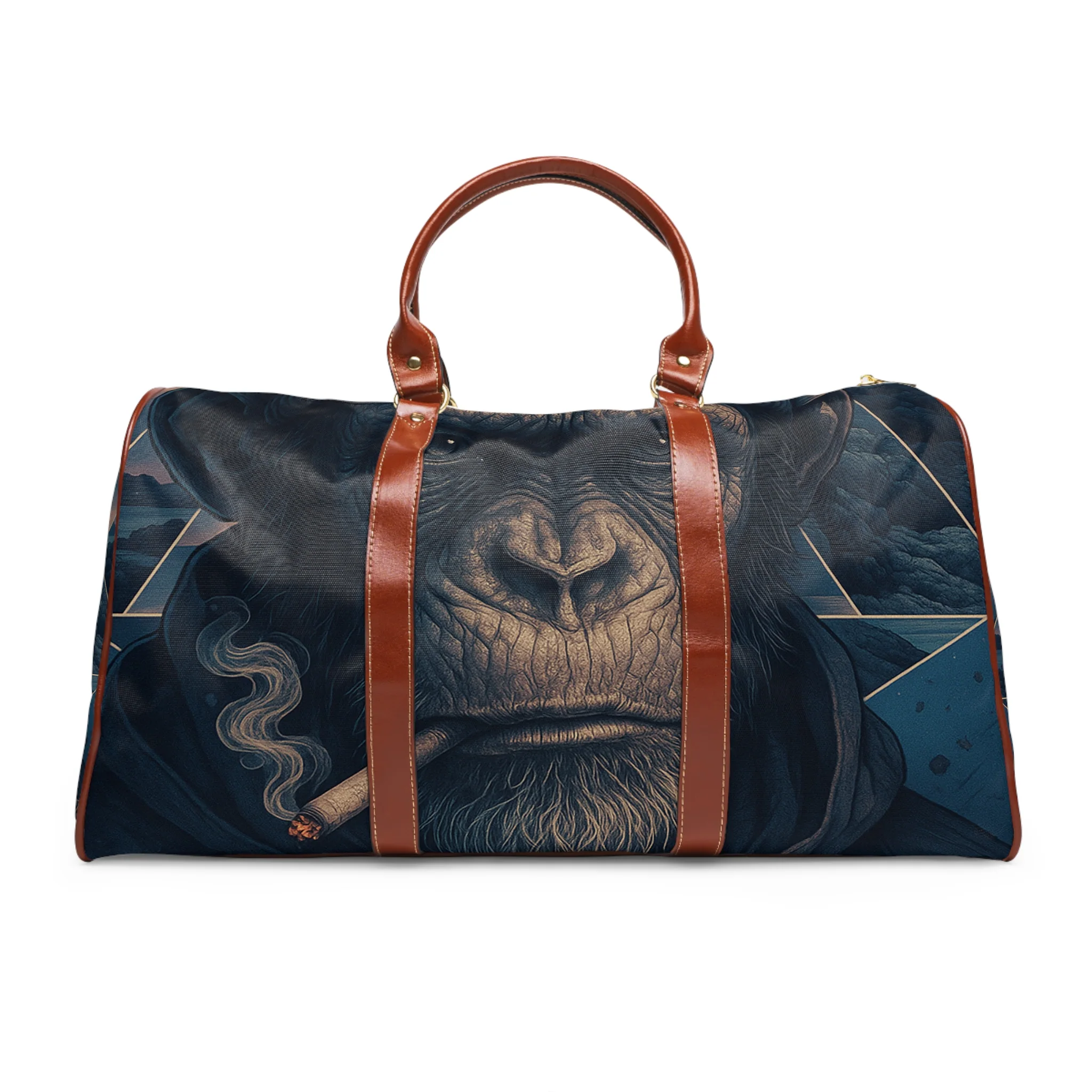 Sac de voyage imperméable Galactic Weed Monkey - 20" x 12 — Accessoires de voyage