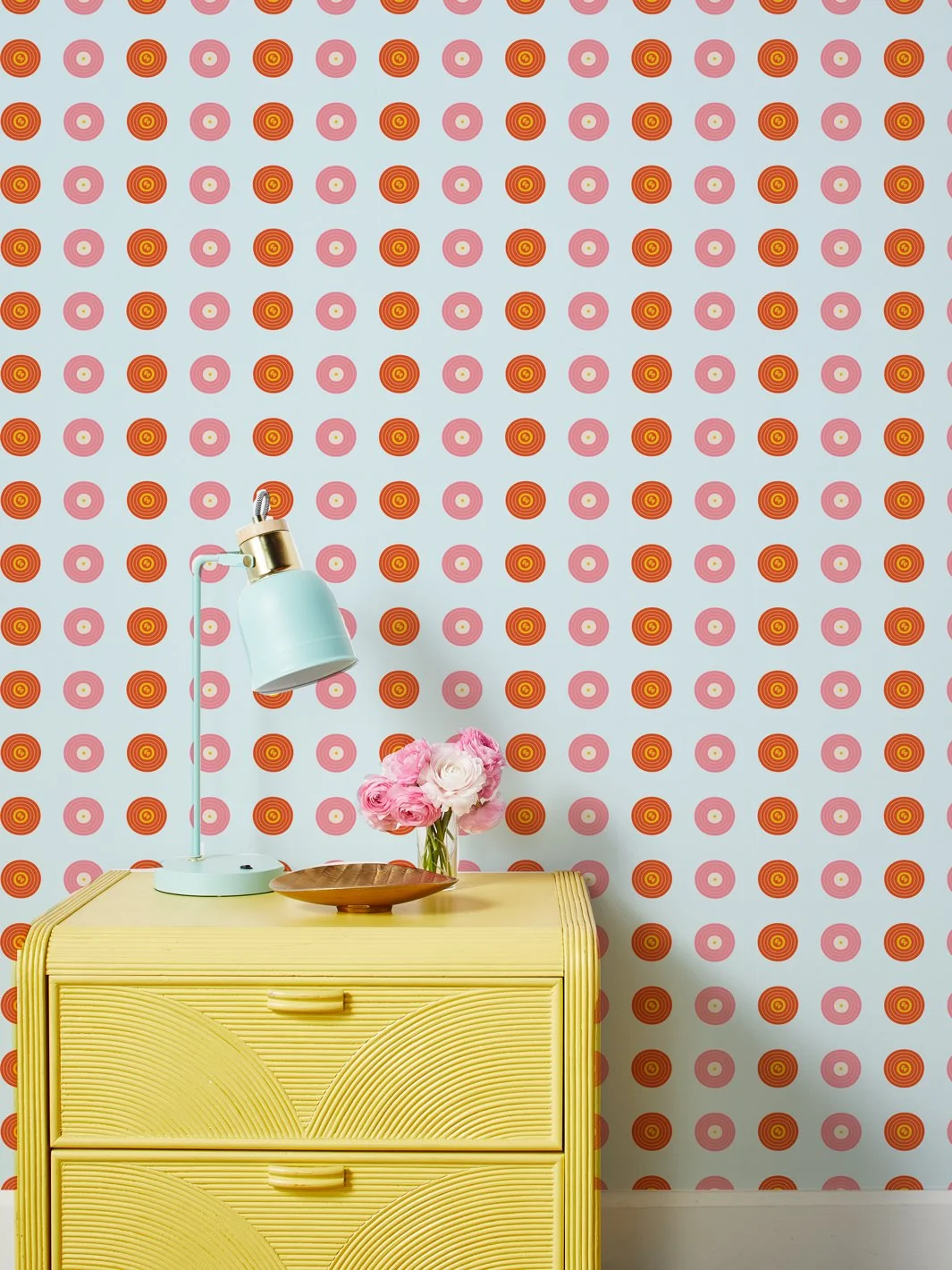 Records Wallpaper by Fisher-Price - Sky - Removable Panel
