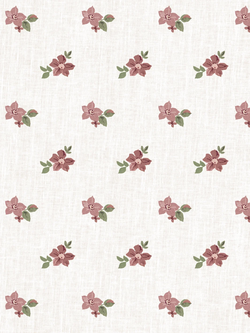 'Anna Floral' Wallpaper by Nathan Turner - Pink Green - Traditional / Sample - 8 x 8 in. — Wallpaper & Murals