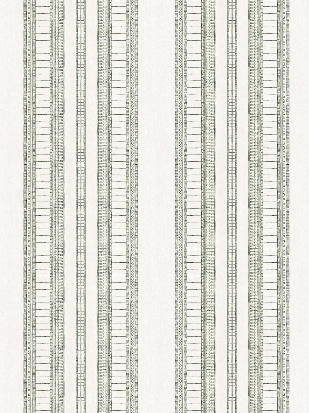 Papier peint « Doodle Stripe » par Nathan Turner - Vert - Traditionnel / Échantillon - 8 x 8 po