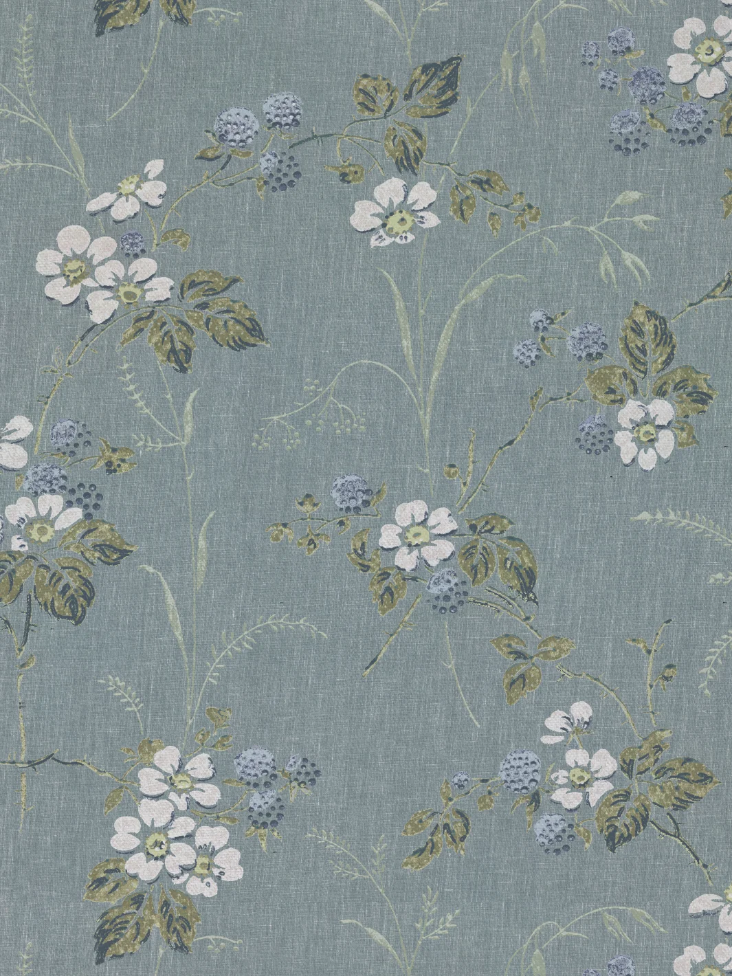 'Heaton' Wallpaper by Nathan Turner - Blue - Traditional / Sample - 8 x 8 in.