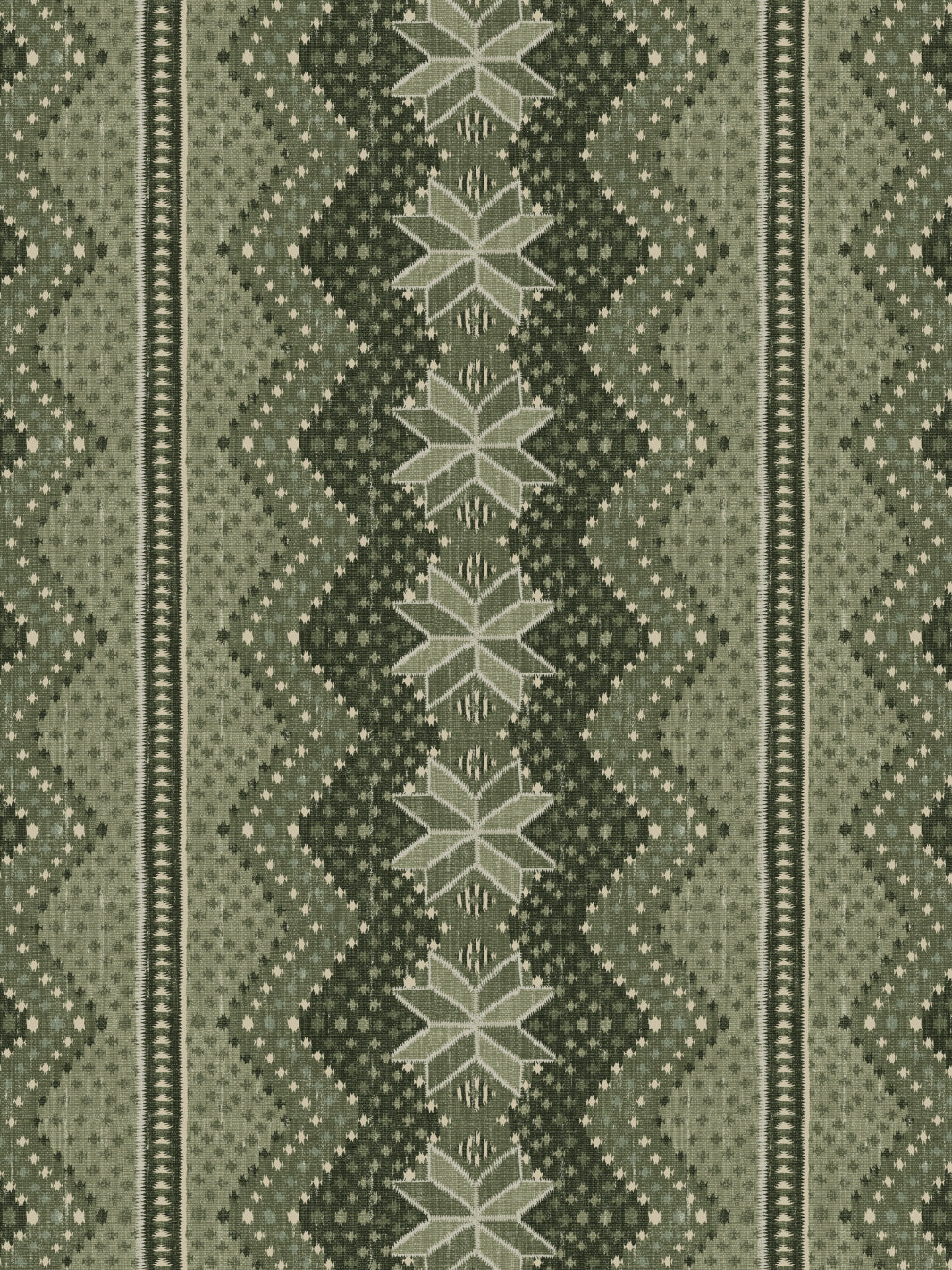 Papier peint « Northstar Blanket » par Nathan Turner - Vert - Traditionnel / Échantillon - 8 x 8 po. — Papier peint et murales