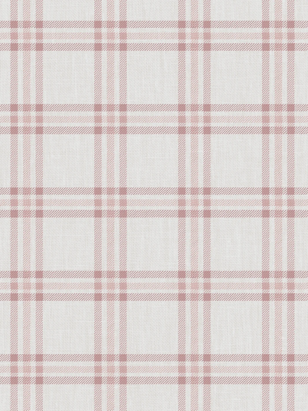 Papier peint « Rogers Plaid » par Nathan Turner - Rose - Traditionnel / Échantillon - 8 x 8 po