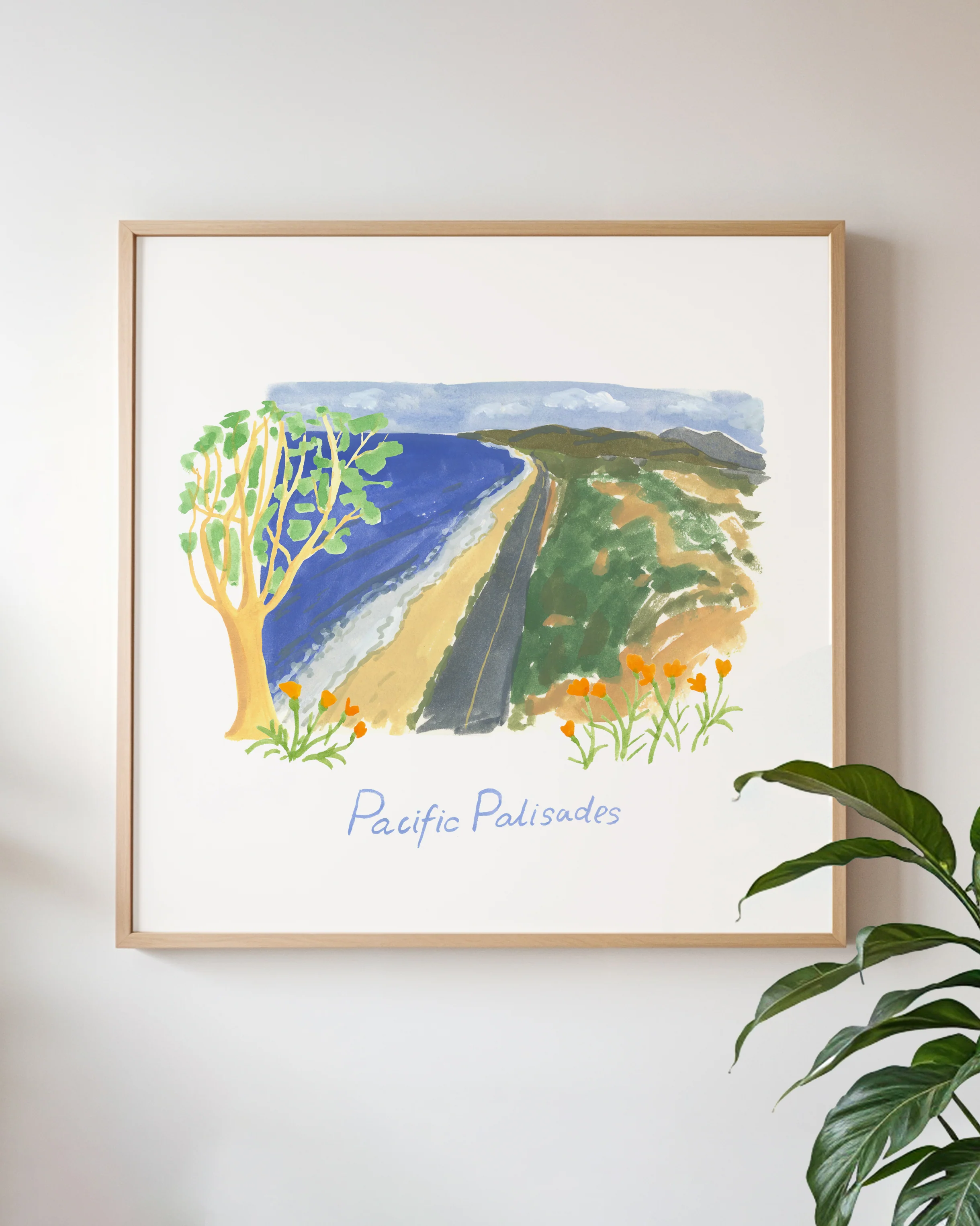 Palisades Glow Art Print - Small — Posters & Prints
