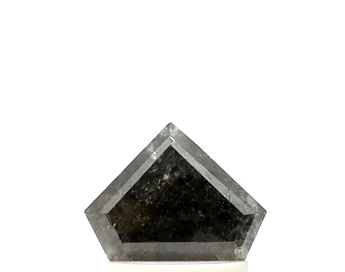 Diamant sel et poivre en forme de diamant de 0,95 ct