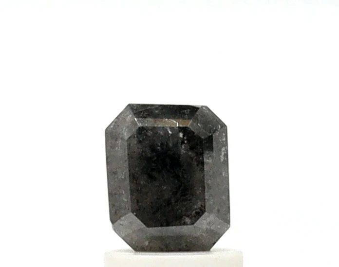 1.43 Ct Radiant Cut Salt and Pepper Diamond — Loose Gemstones