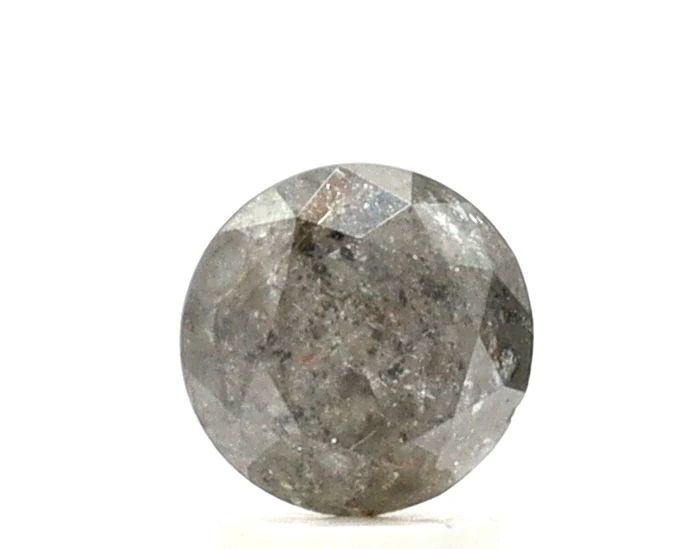 2.04 Ct Round Cut Salt and Pepper Diamond — Loose Gemstones