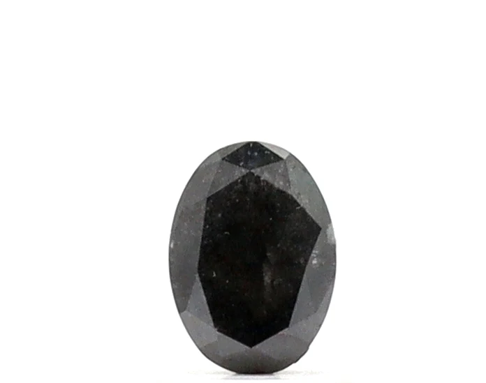 1 CT Oval Cut Salt and Pepper Diamond — Loose Gemstones