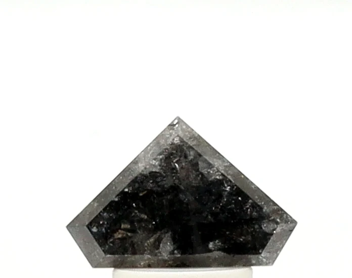 1.27 Ct Shield Shape Salt and Pepper Diamond — Loose Gemstones