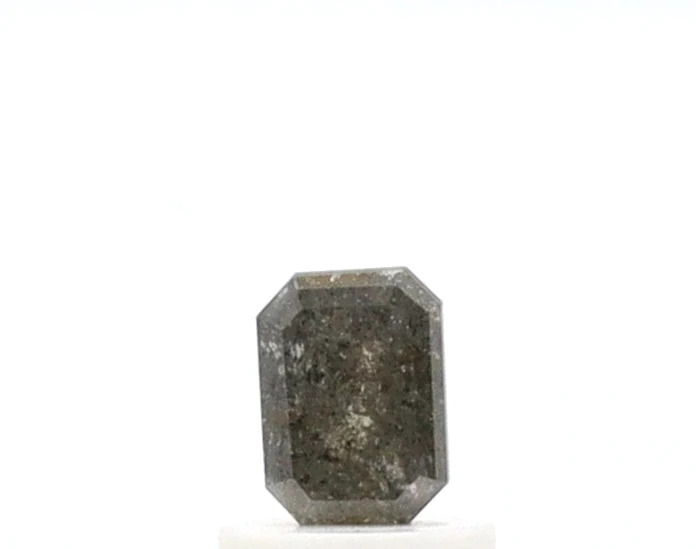 Diamant sel et poivre taille radiante de 0,50 ct — Pierres précieuses en vrac