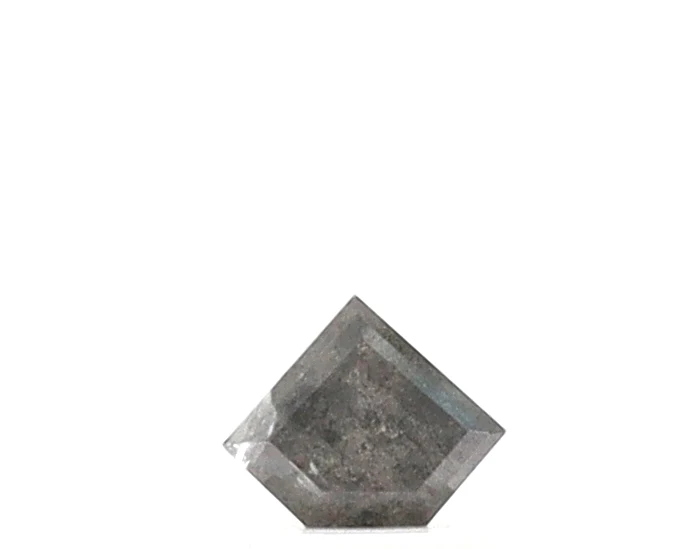 0.50 Carat Shield Cut Salt and Pepper Diamond — Loose Gemstones