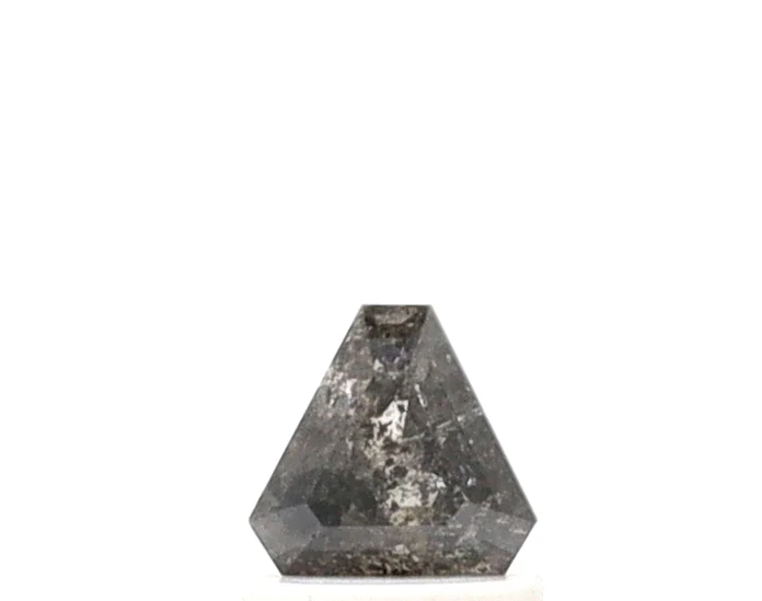 0.50 Ct Geometric Shape Salt and Pepper Diamond — Loose Gemstones