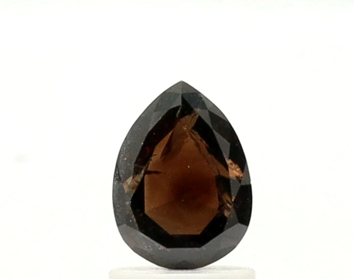 1.07 Carat Pear Shape Salt and Pepper Diamond — Loose Gemstones