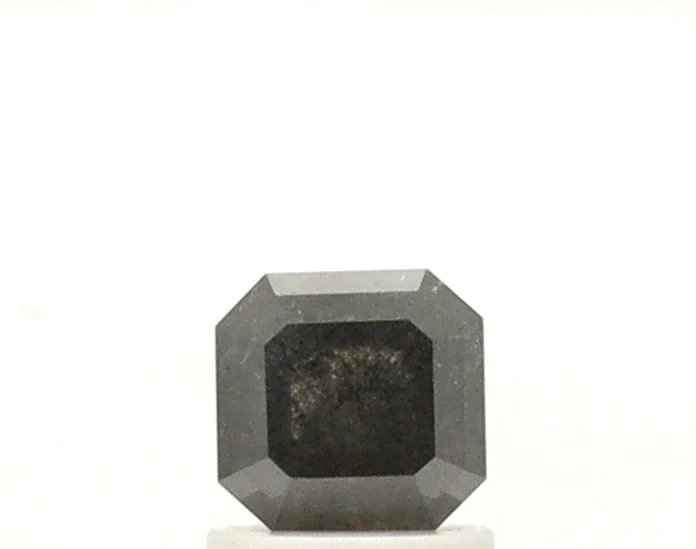 Diamant sel et poivre taille radiant de 1,35 ct — Pierres précieuses en vrac