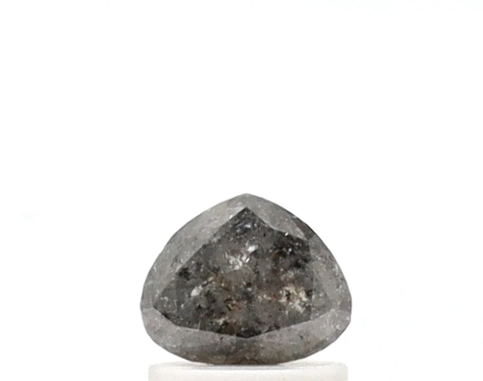 0.80 Ct Pear Shape Salt and Pepper Diamond — Loose Gemstones