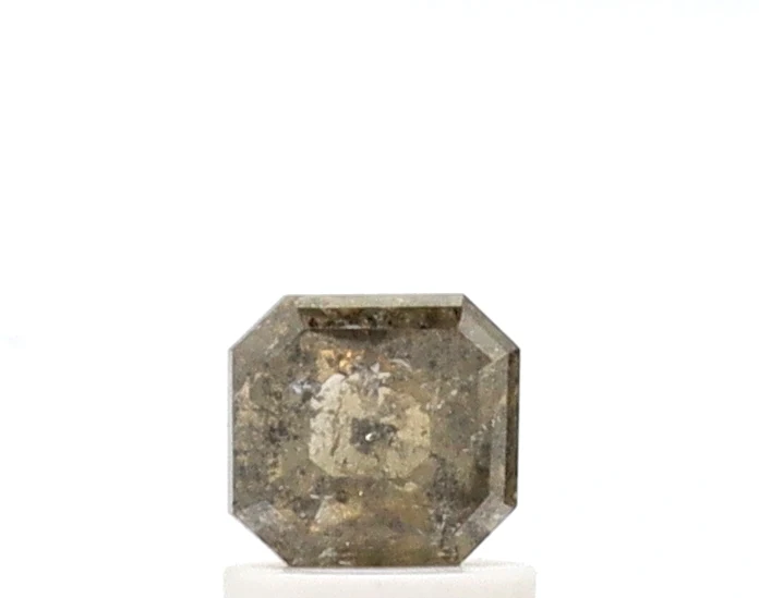 Diamant sel et poivre taille Asscher de 0,95 ct