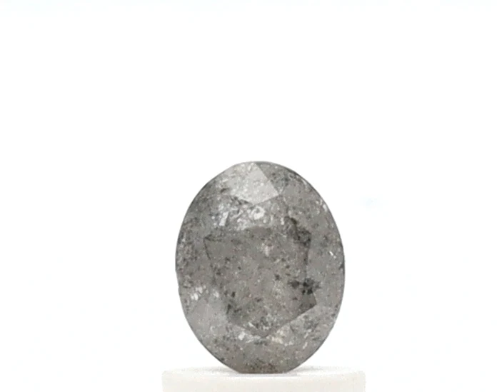 1 Ct Oval Cut Salt and Pepper Diamond — Loose Gemstones