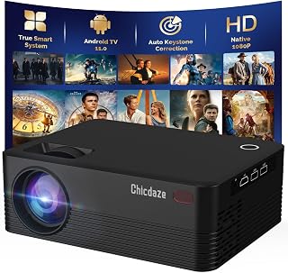 Mini Projecteur Portable 1080P Bluetooth avec Écran