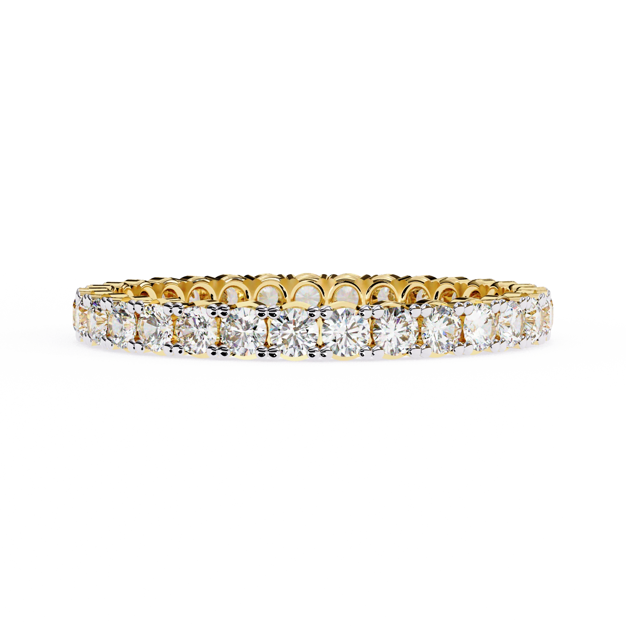 1.09 Carat Round Eternity Diamond Wedding Band — Wedding Jewelry