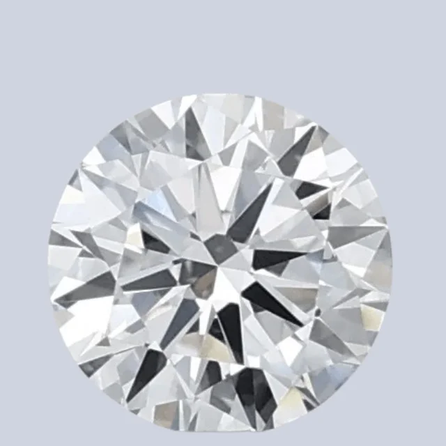 Diamant cultivé en laboratoire de forme ronde de 0,58 carat — Pierres précieuses en vrac