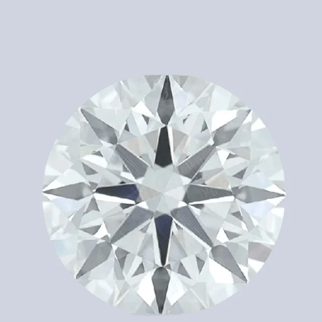 Diamant de laboratoire de forme ronde de 1,43 carat — Pierres précieuses en vrac