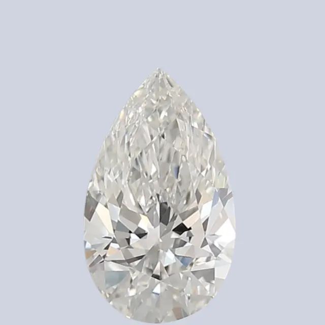 1.69 Carat Pear Shaped Synthetic Diamond — Loose Gemstones