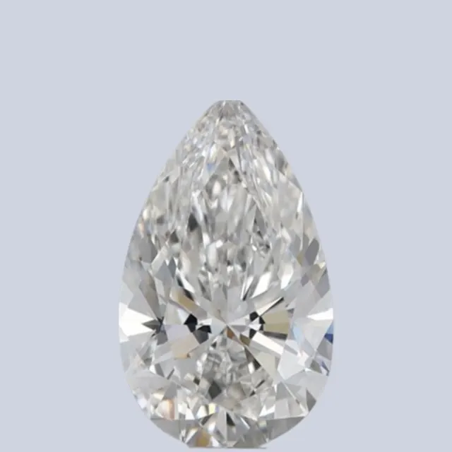 Diamant synthétique en forme de poire de 0,76 carat — Pierres précieuses en vrac